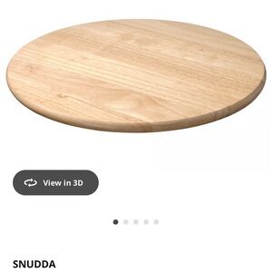 IKEA SNUDDA Natural Wood Lazy Susan